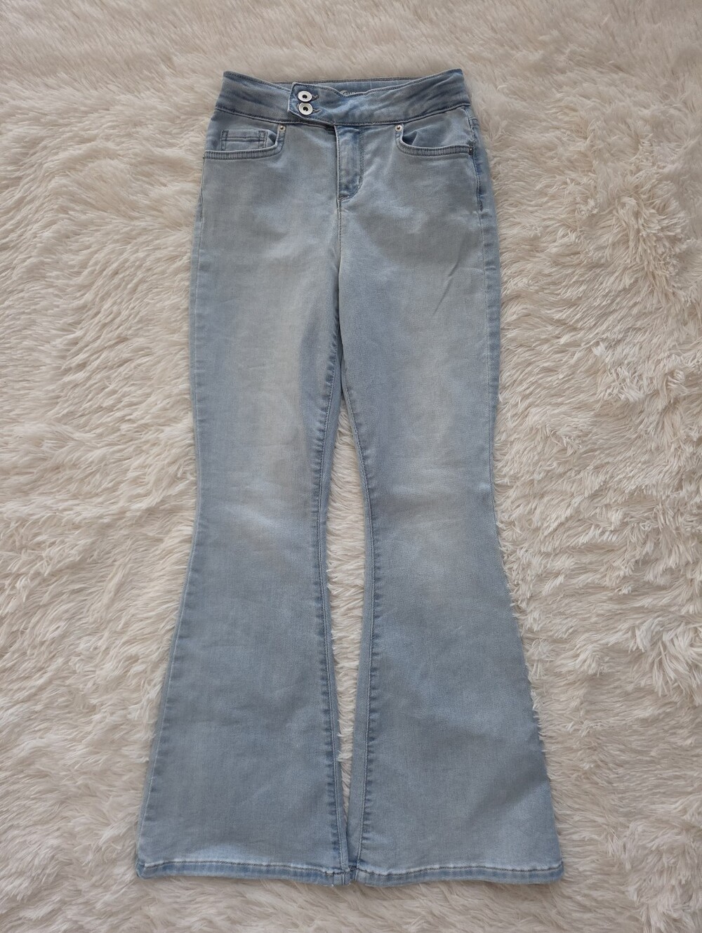 Sugar & Jade Flare Leg Light Wash Jeans Girls Size 12